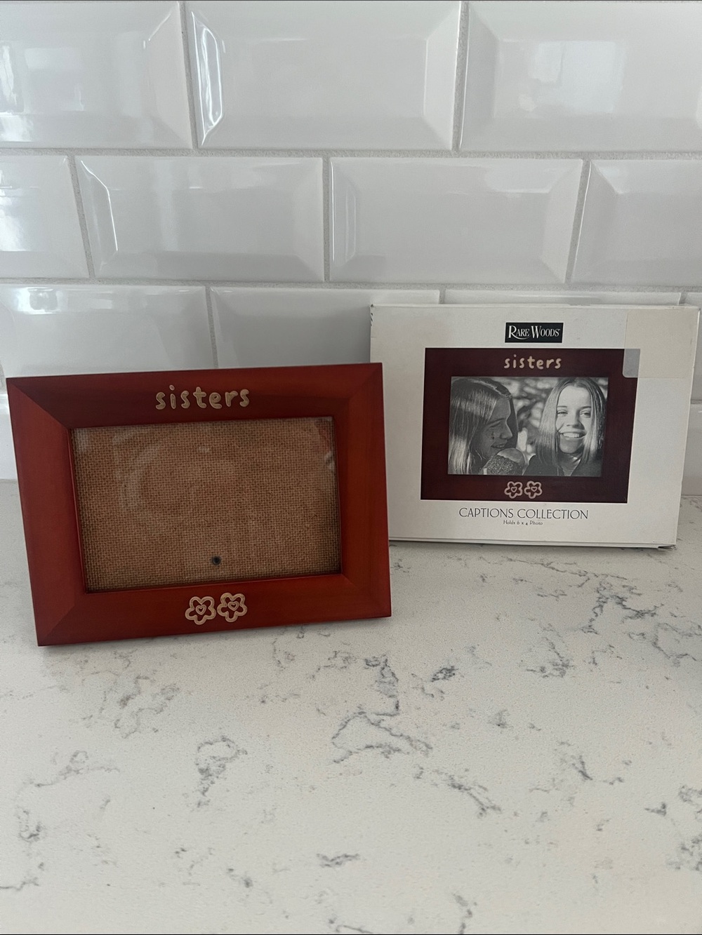 Rare Woods sisters picture frame 6 x 4 photo NEW